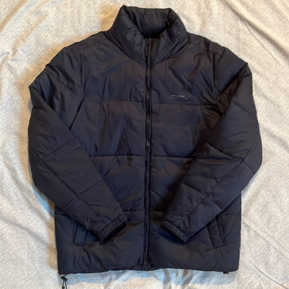 Navy Blue Puffer Jacket